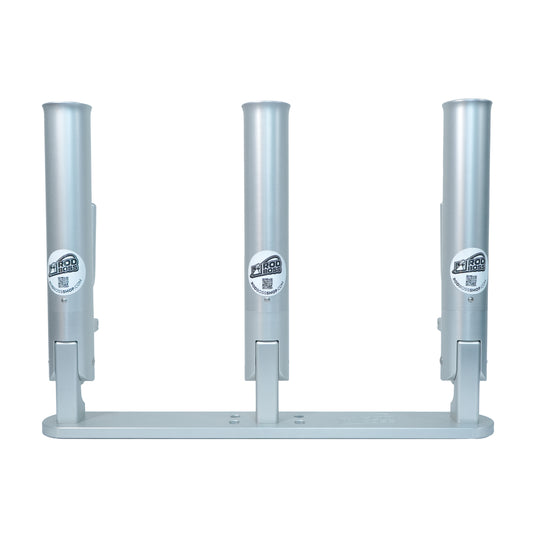 Triple Ratcheting Rod Holder Track Mount (without rotation)