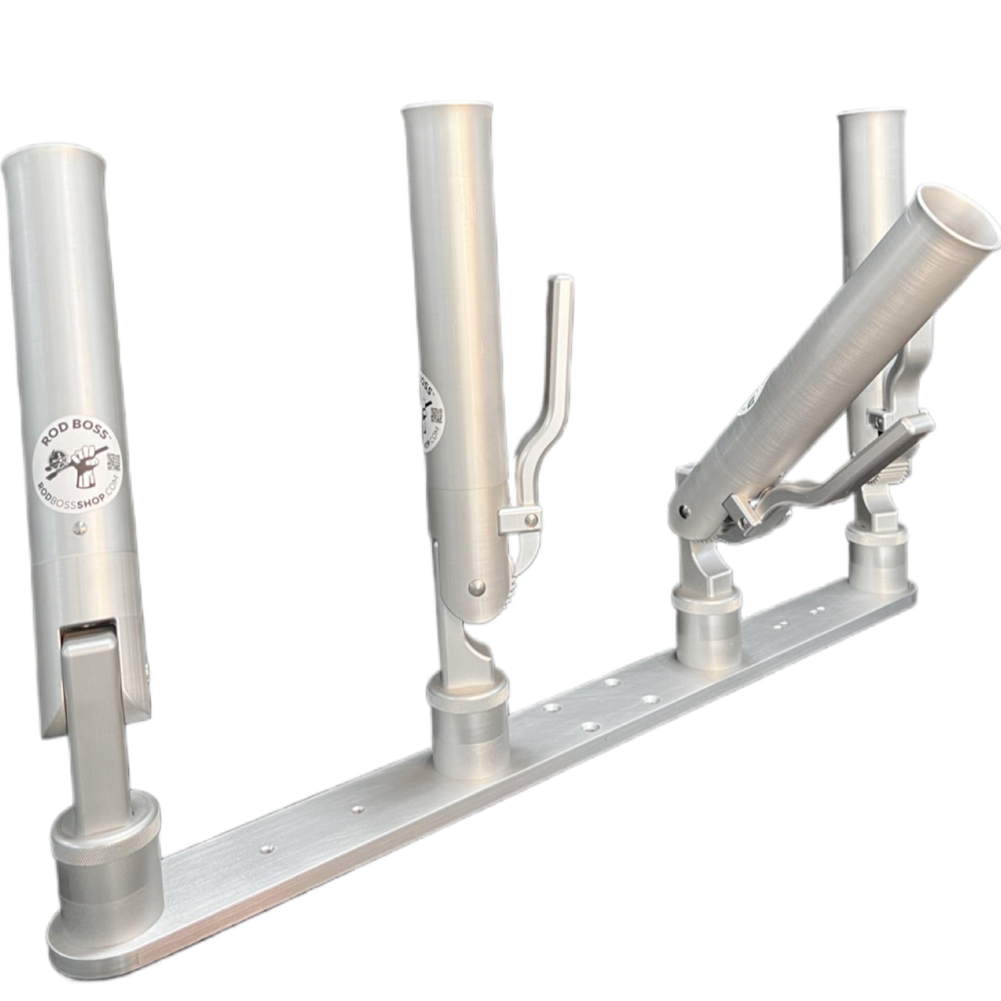 The Rod Boss™ Quad Ratcheting Fishing Rod Holder with Rotation - Rod Boss Shop