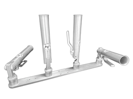 The Rod Boss™ Quad Ratcheting Fishing Rod Holder with Rotation - Rod Boss Shop