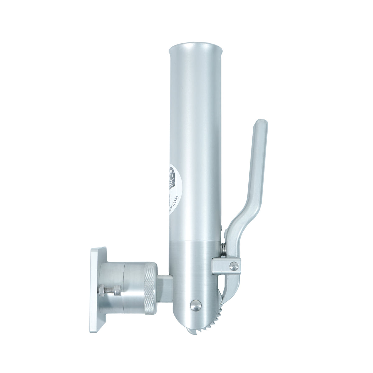 Single 90 Degree Track Mount Dual Axis Rod Holder