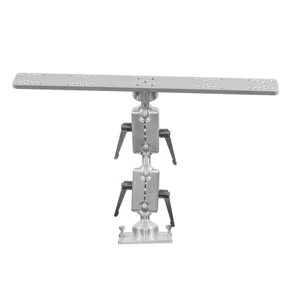 4" Double Ball & Double Horizontal Screen Electronic Mount with Quick Release