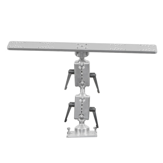 5.5" Double Ball & Double Horizontal Screen Electronic Mount