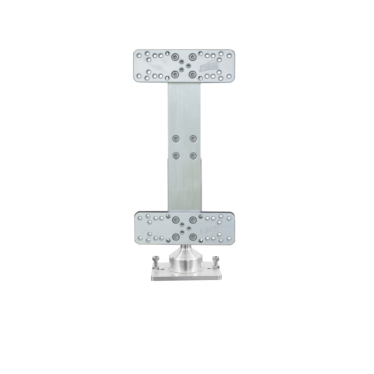 4" Double Ball & Double Vertical Screen Electronic Mount with Quick Release