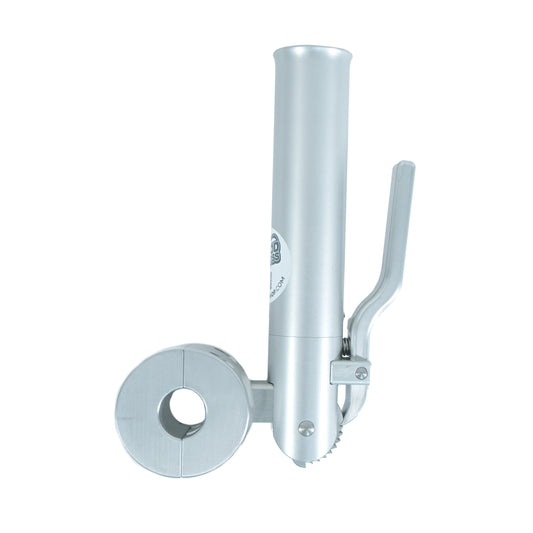 .875"-1" 90 Degree Rail Mount Rod Holder without Rotation