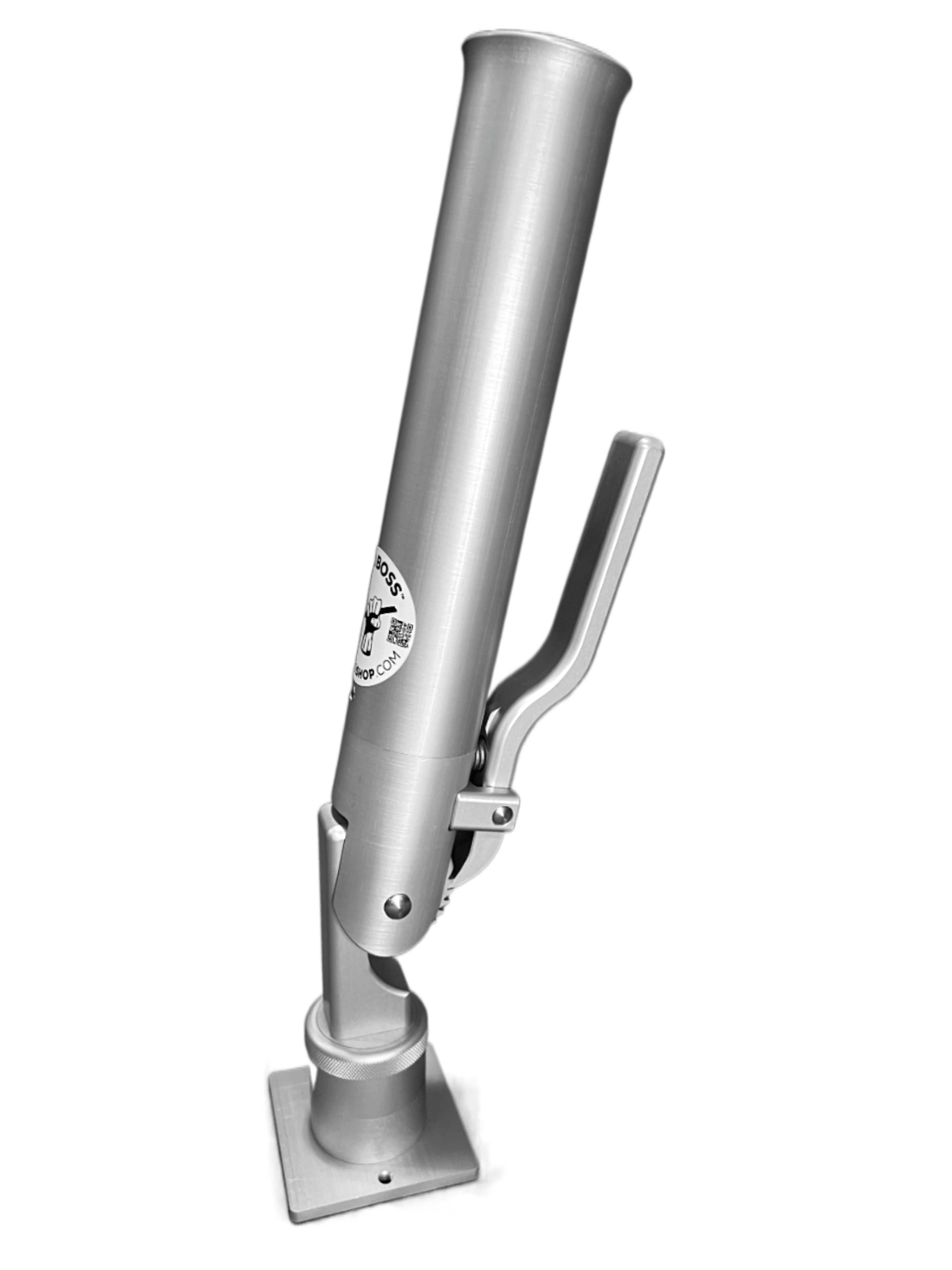 The Rod Boss™ Single 1 Dual Axis Rail Mount Rotating Fishing Rod